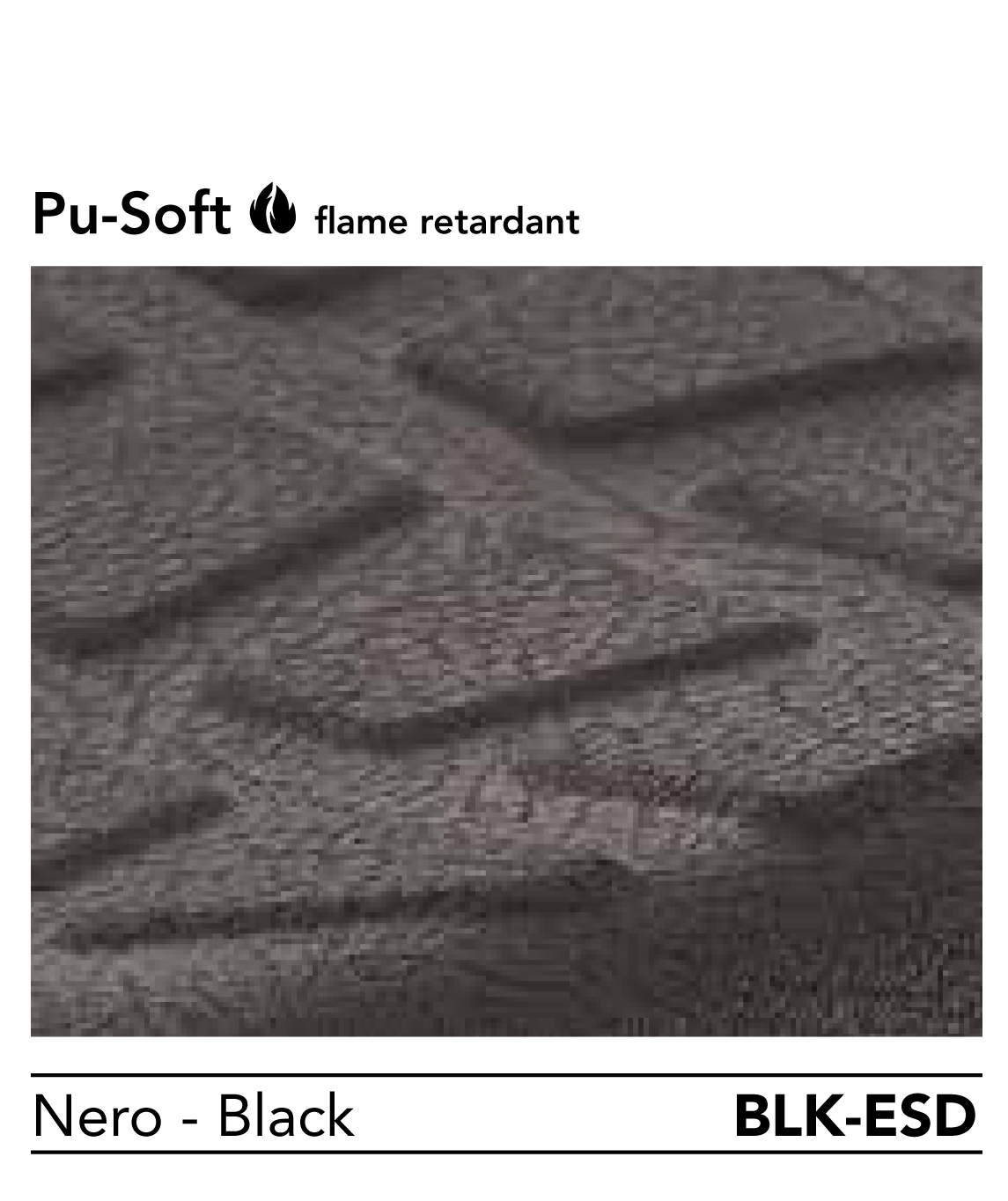 PUsoft flame retardant – BLK-ESD Nero Black